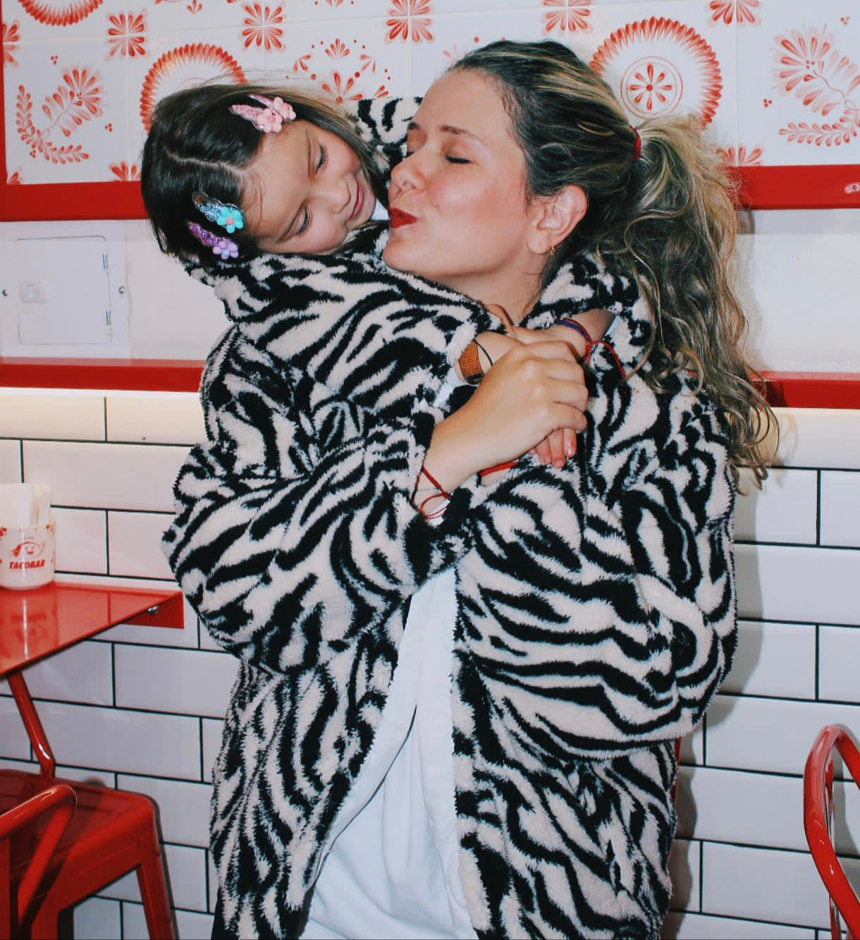 Chaqueta zebra y corazones | Adulto