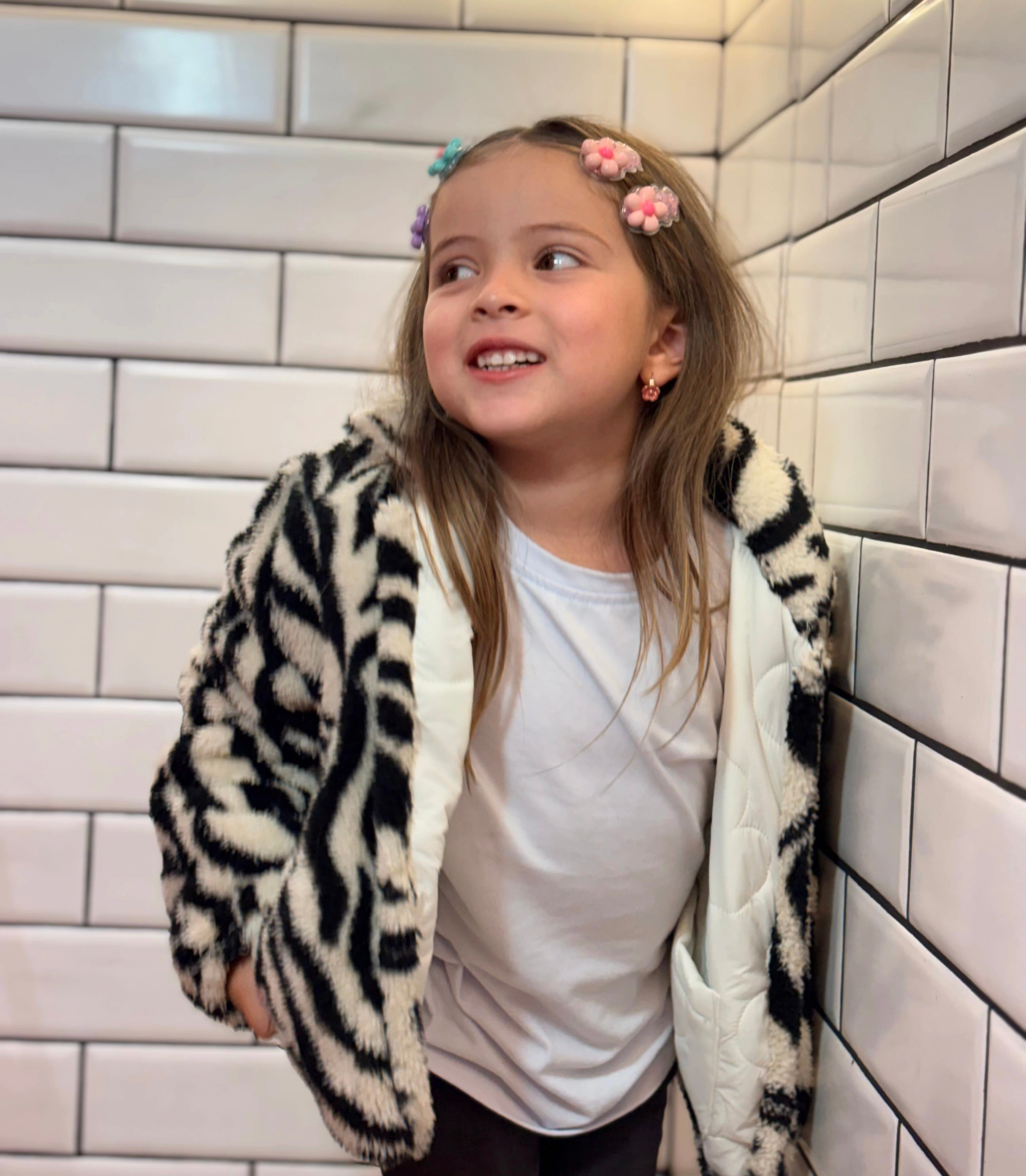 Chaqueta zebra y corazones | Kids