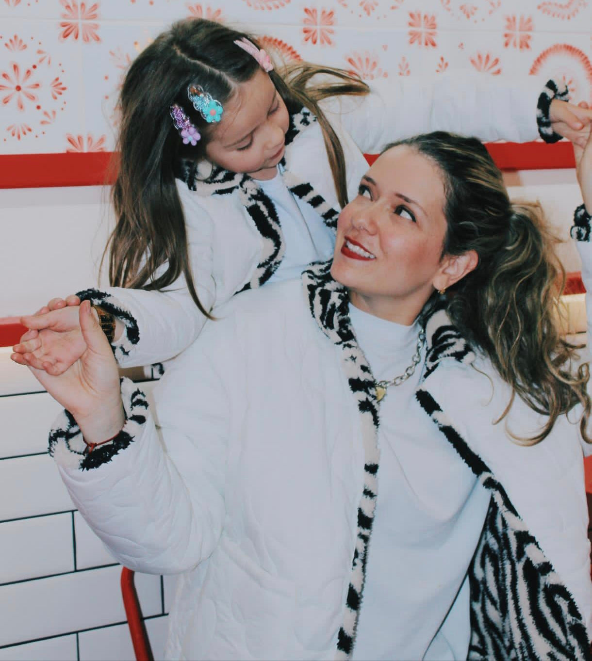 Chaqueta zebra y corazones | Adulto