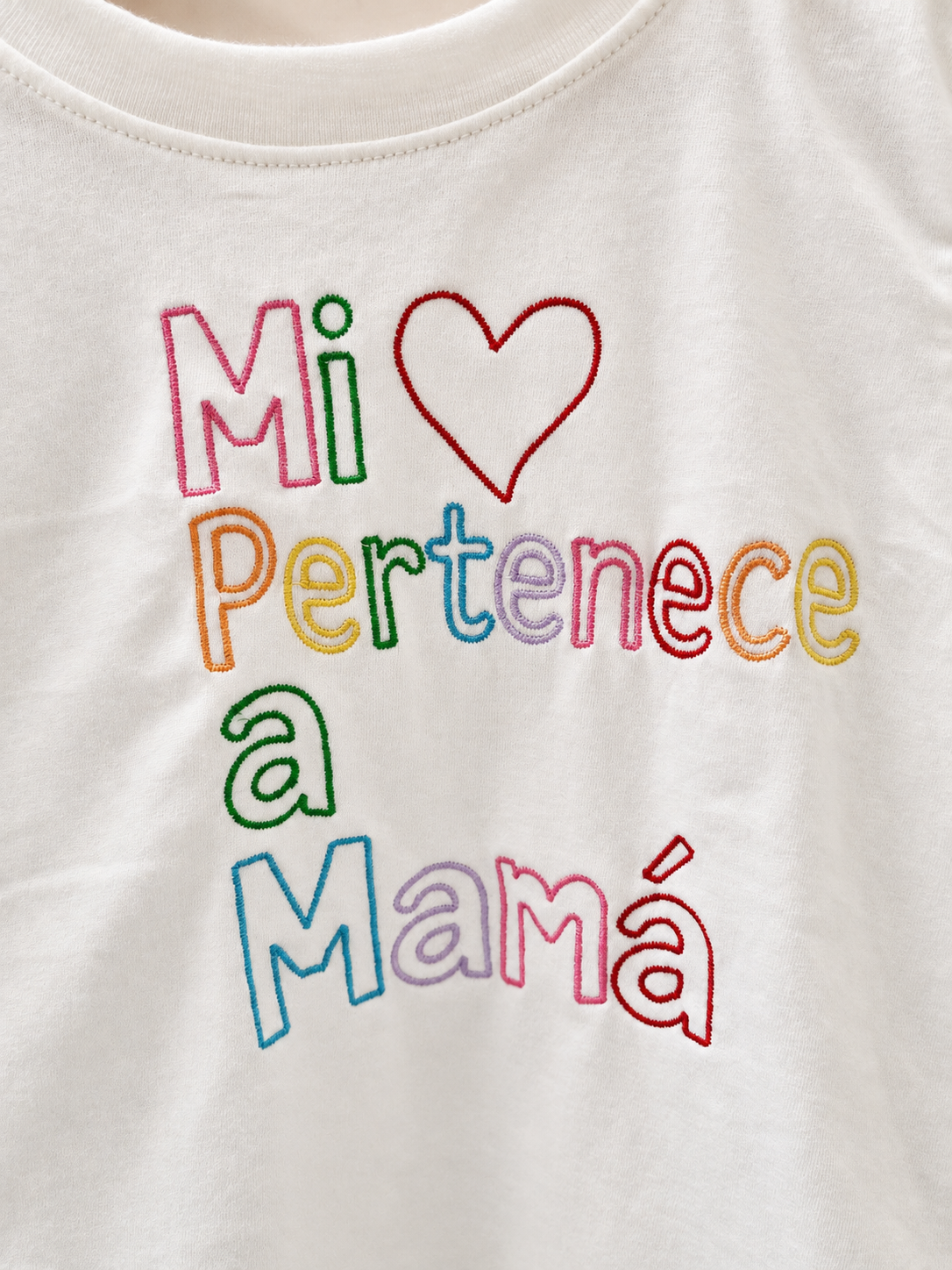 Camiseta mi ♥️ pertenece a ...